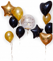 Композиция из шаров "Фото-зона для него"